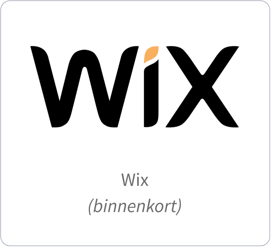 Wix (binnenkort)